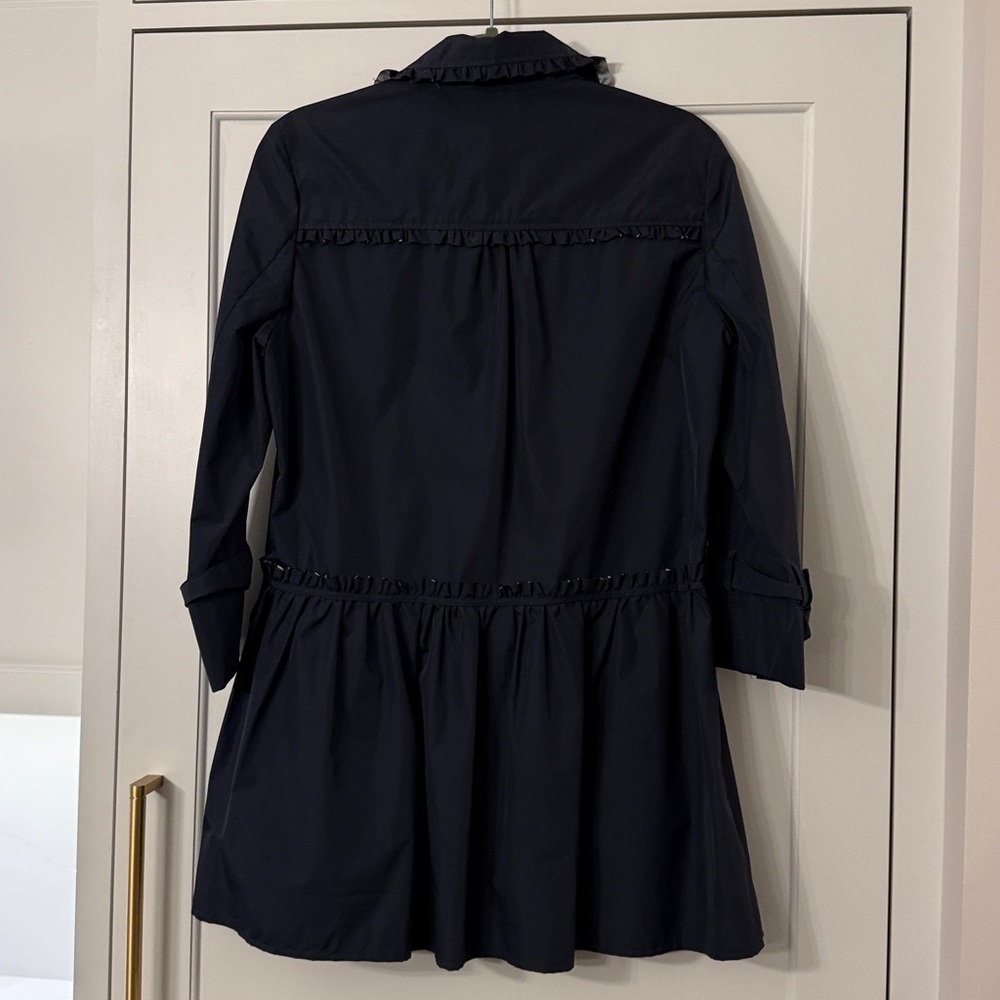 Chic Navy Women's Trench Coat - Picture 5 of 7